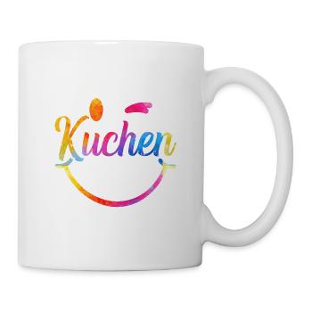 Kuchen_bunt_ - Tasse - Weiß - Rechts