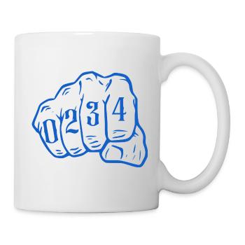 Bochum Design mit Vorwahl 0234 Ruhrpott Style - Tasse - Weiß - Rechts