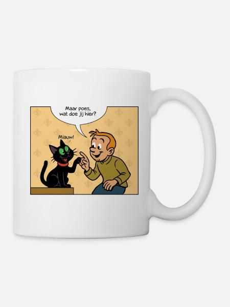 Franky & Meeko first meeting - Mug - white