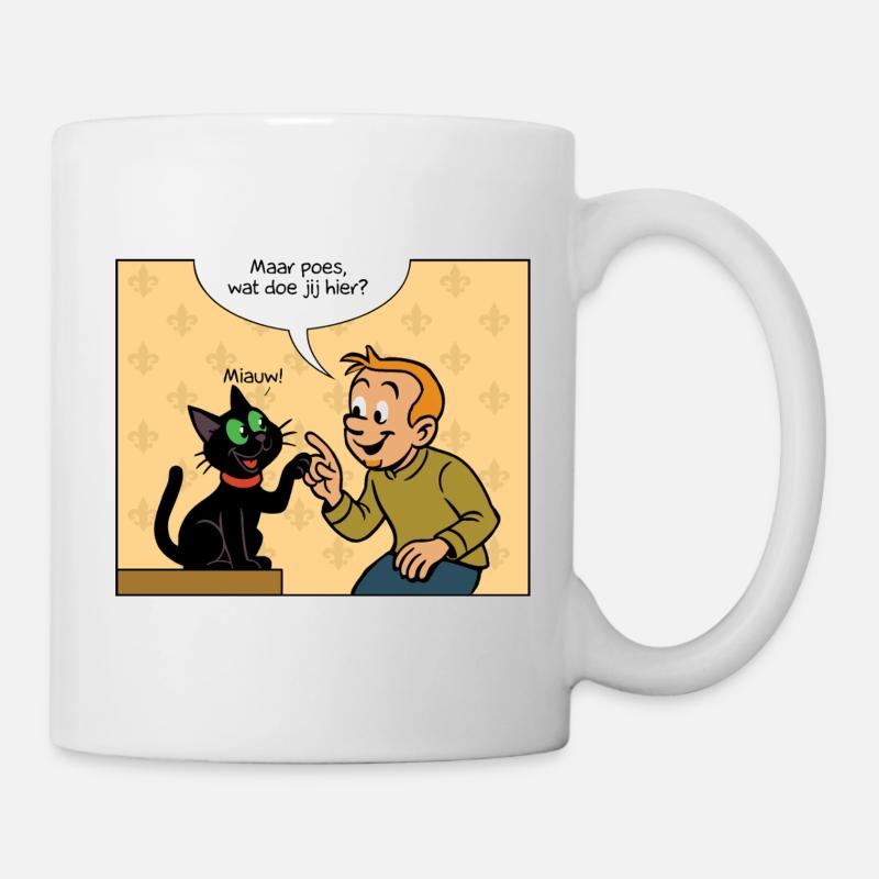 Franky & Meekos erstes Treffen - Tasse - Weiß