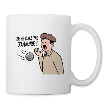 petanque player who complains - Mug - white - Right