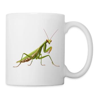 Gottesanbeterinnen Gottesanbeterin - Tasse - Weiß - Rechts