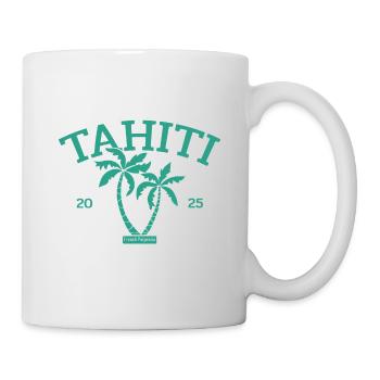 Tahiti - Palmiers - Palmiers - Polynésie française Beach - Mug blanc - blanc - Droite