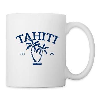 Tahiti - Palmiers - Palmiers - Polynésie française Beach - Mug blanc - blanc - Droite