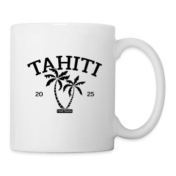 Tahiti - Palmiers - Palmiers - Polynésie française Beach - Mug blanc - blanc - Droite