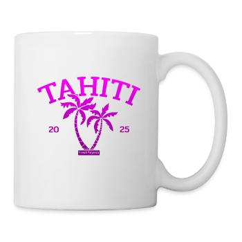 Tahiti - Palm Tree - Palm Trees - French Polynesia Beach - Mug - white - Right