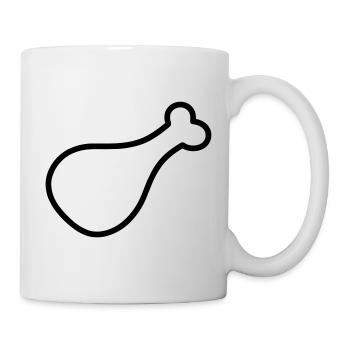 chicken thigh - Mug - white - Right