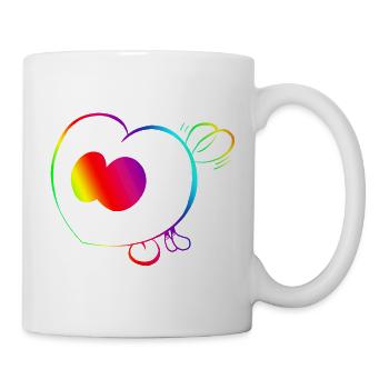 Trickster Yum Rainbow - Tasse - Weiß - Rechts