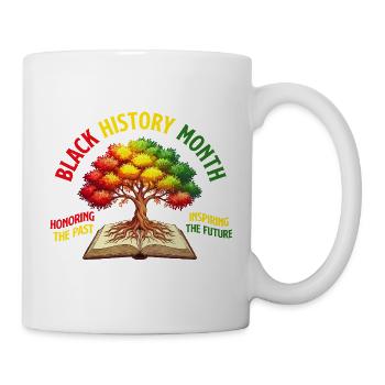 Honoring Past Inspiring Future - Black History - Mug - white - Right