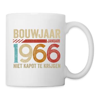 Year of construction January 1966 cannot be broken - Mug - white - Right