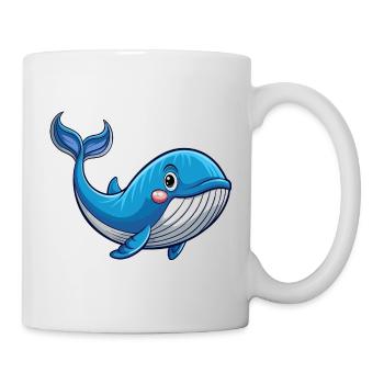 Wal - Tasse - Weiß - Rechts