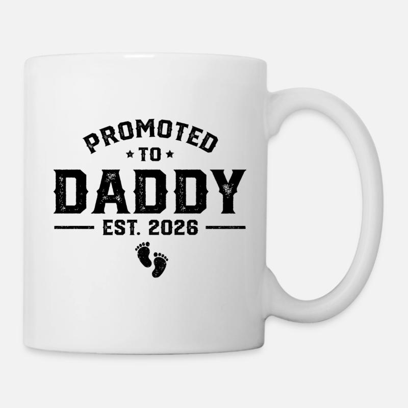 Daddy Est 2026 – Papa drôle - Mug blanc - blanc