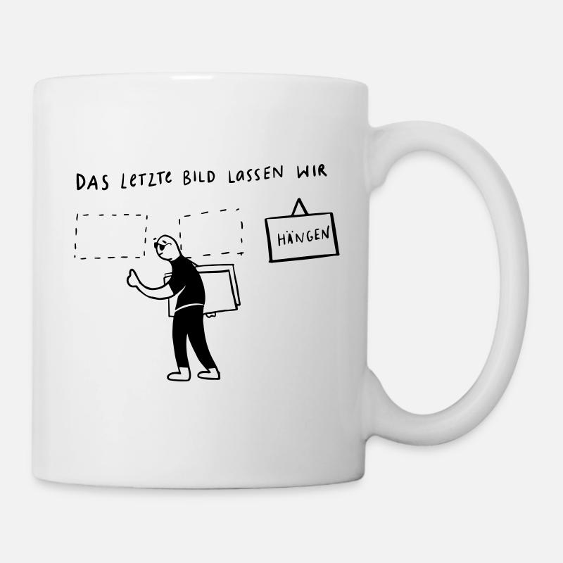 The last picture... we'll leave it hanging - Mug - white