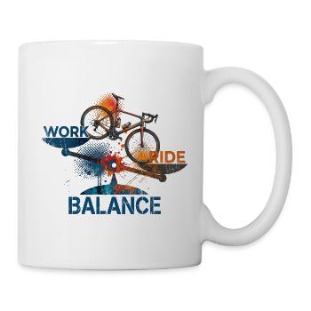 Work - Ride -Balance - Mug - white - Right