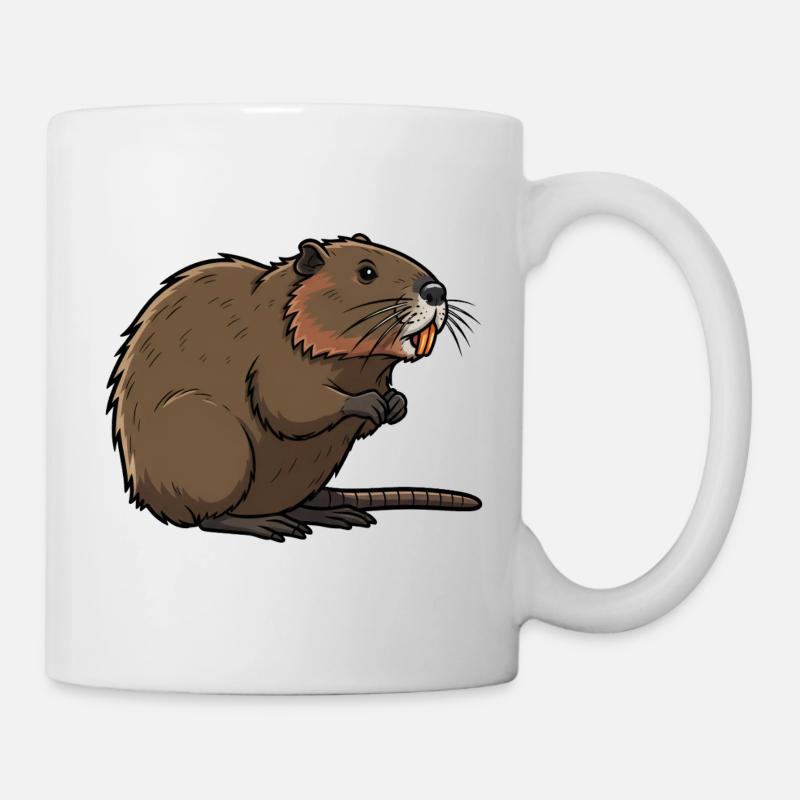 Ragondin - Mug blanc - blanc