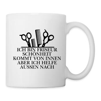 Design de coiffeur drôle - Mug blanc - blanc - Droite