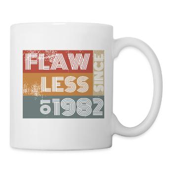 44. Birthday Flawless since 01/1982 - Mug - white - Right