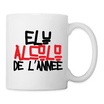 Alcoholic of the Year / Alcohol / Humor - Mug - white - Right
