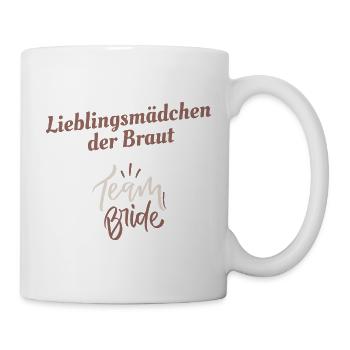 Bride's favorite girl – wedding design - Mug - white - Right