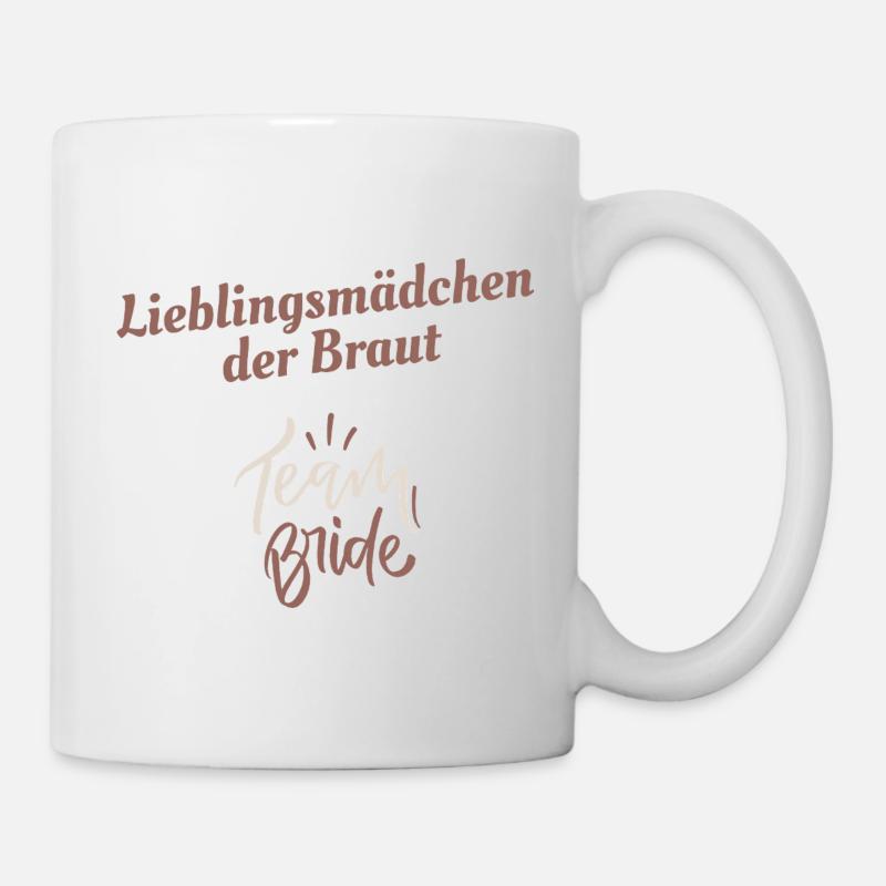 La fille préférée de la mariée – design de mariage - Mug blanc - blanc