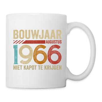 Bouwjaar augustus 1966 niet kapot te krijgen - Mug - white - Right