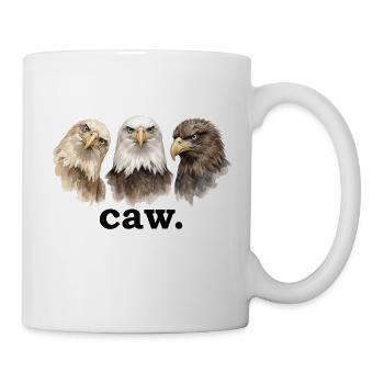 eagle croak funny eagle lover funny croak - Mug - white - Right