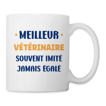 Best veterinarian ever - Mug - white - Right