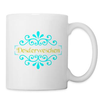 Deswerweschen Ornament Glitzer - Tasse - Weiß - Rechts