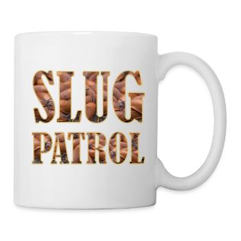 SLUGPATROL Snails Gardening Garden Friend - Mug - white - Right