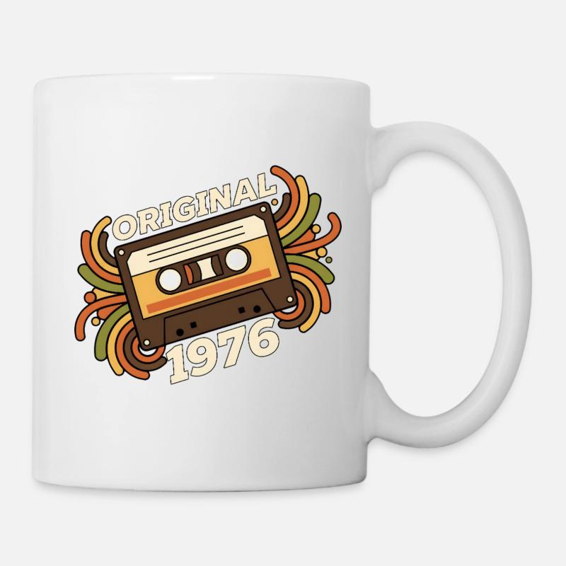 Original 1976 Cassette Retro - Mug - white