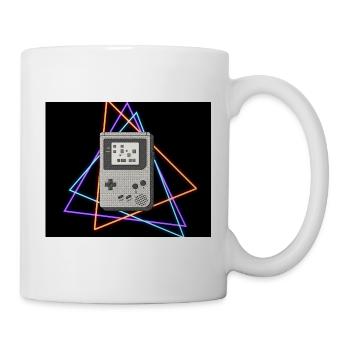 Retro Game Console Neon - Mug - white - Right