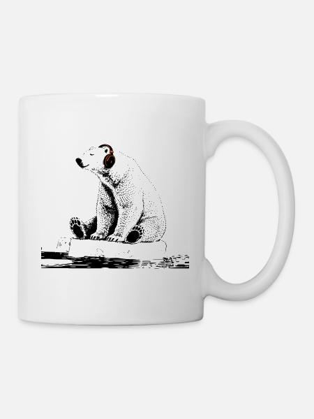 Rythmes arctiques - Mug blanc - blanc