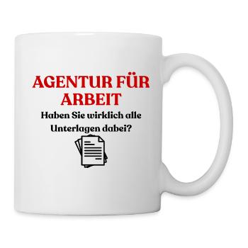 Agence pour la conception de l’emploi - Mug blanc - blanc - Droite