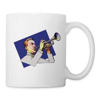 TROMPETER #2 – Klang & Bild - Tasse - Weiß - Rechts