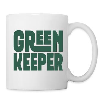 Greenkeeper für Rasenfreunde - Tasse - Weiß - Rechts