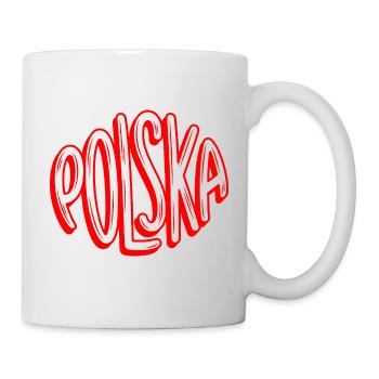 Lettrage graffiti Polska - Pologne - Mug blanc - blanc - Droite