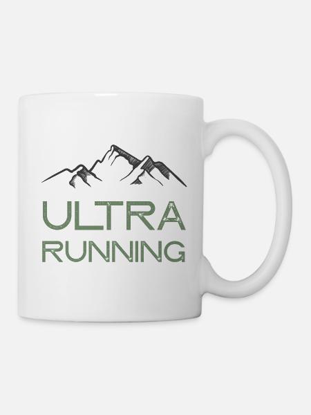 Ultra-Laufen - Tasse - Weiß