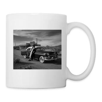 Vintage Design 50's cars'n'diners - Tasse - Weiß - Rechts