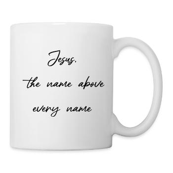 Jésus, le Nom Avant Tous les Noms - Chrétien - Mug blanc - blanc - Droite