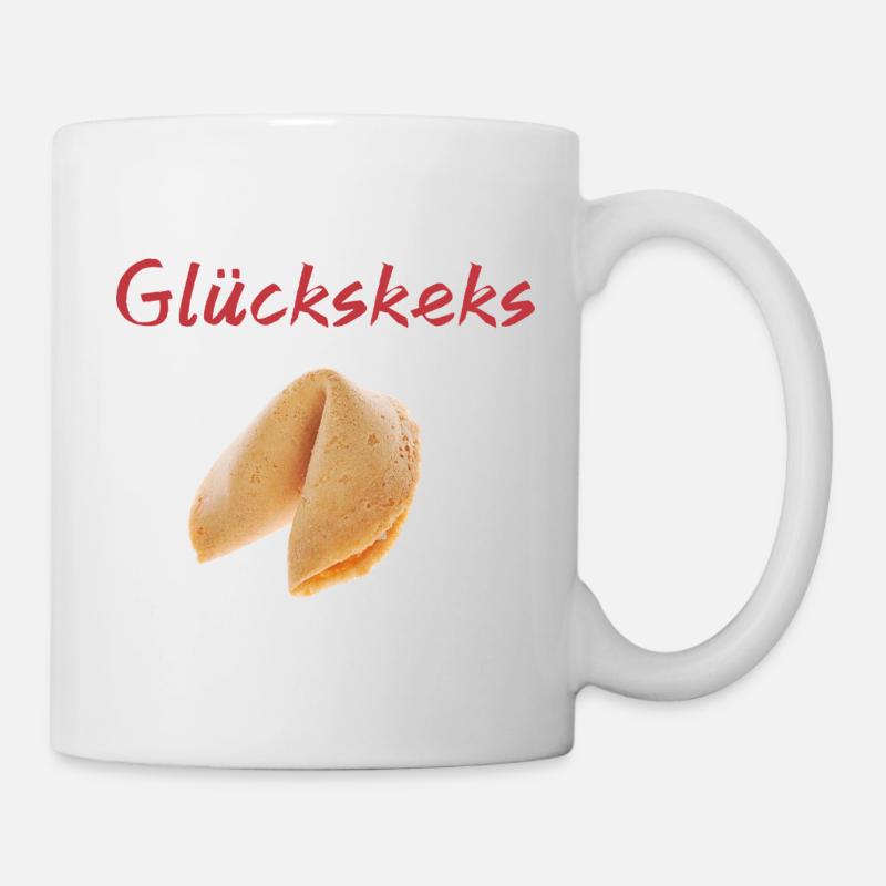 Glückskeks - Tasse - Weiß