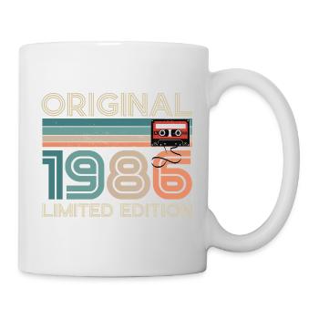 40 ans 40e Anniversaire 1986 Original Vintage - Mug blanc - blanc - Droite