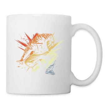 Breakdancer Drawing Vintage - Mug - white - Right