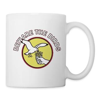 Beware the Birds Seagull French Fries - Mug - white - Right