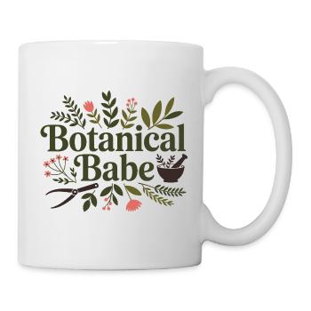 Clinique professionnelle de l’herboriste botanique - Mug blanc - blanc - Droite