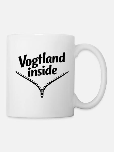 Vogtland Inside - Tasse - Weiß