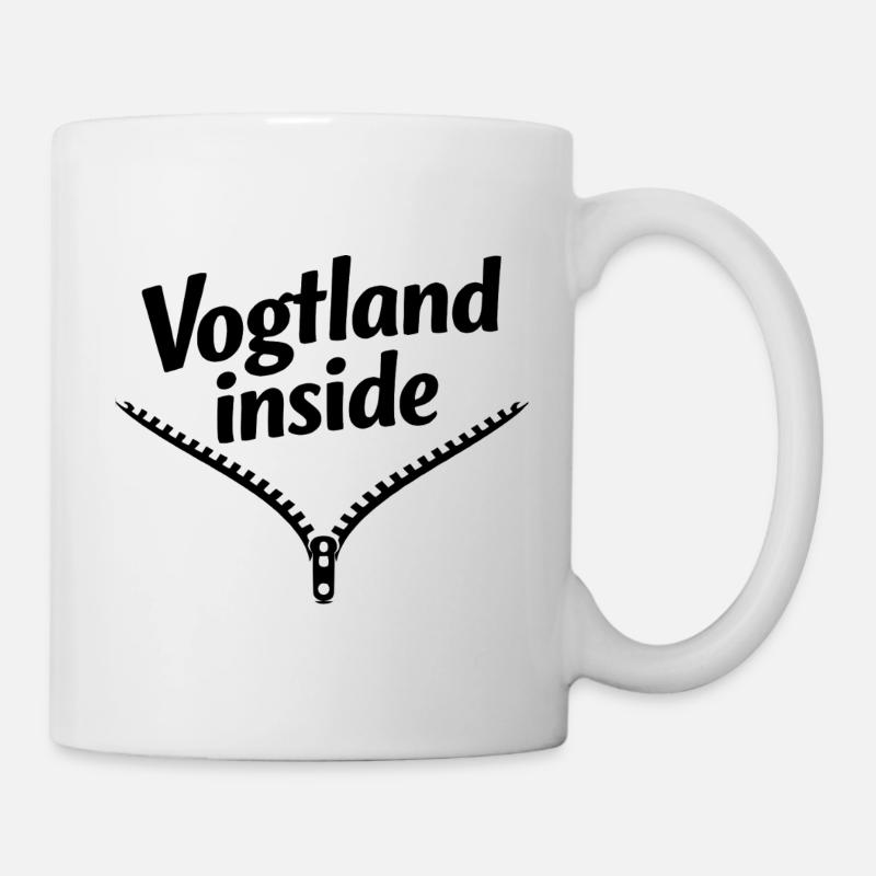 Vogtland Inside - Tasse - Weiß