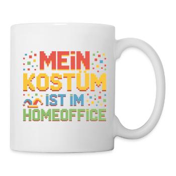 Costume is in the home office carnival carnival office - Mug - white - Right