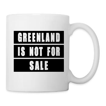 Greenland Is Not For Sale - Tasse - Weiß - Rechts