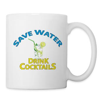 COCKTAILS - Tasse - Weiß - Rechts