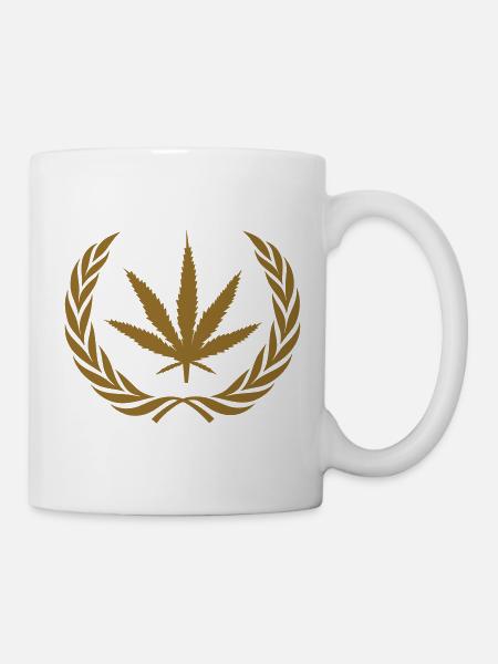 Cannabis – Weed – Legalisierung - Tasse - Weiß